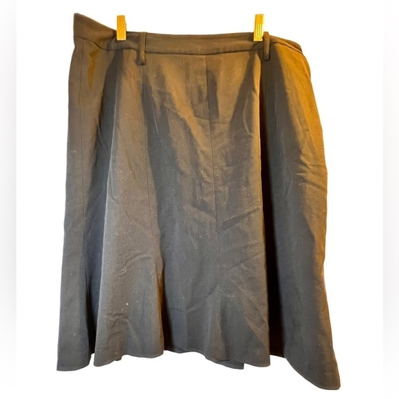 Sale Reitmans Women's Skirt Size 15 Black Knee Length Lined - Picture 2 of 14